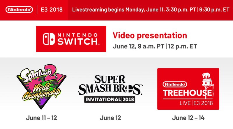 E3 2018 Conference Dates and Times