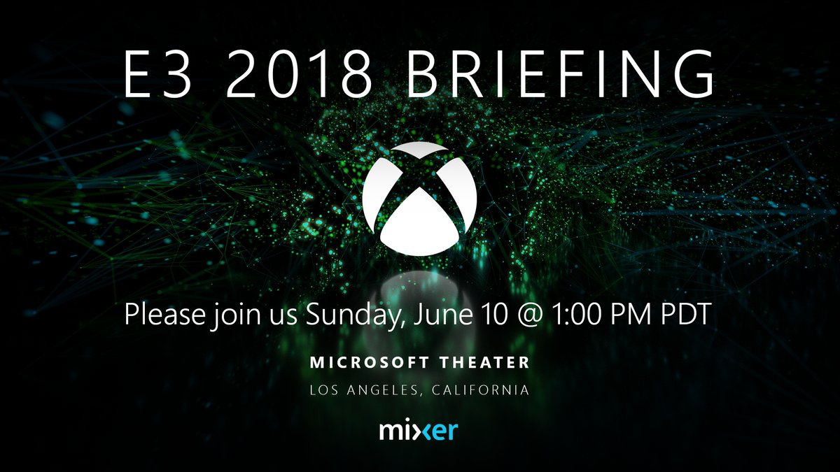 E3 2018 Conference Dates and Times