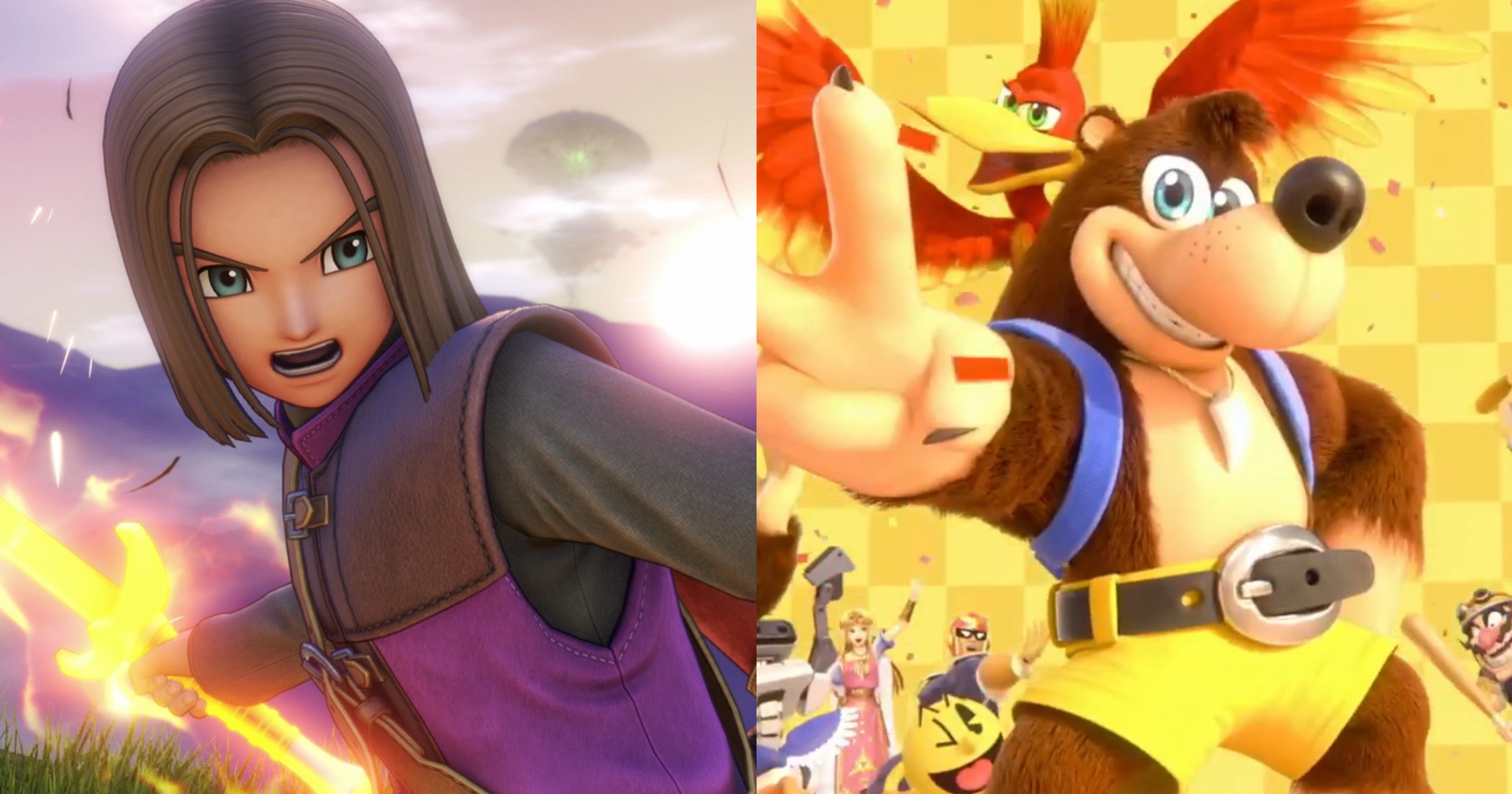 Smash Bros Banjo, Kazooie and The Hero