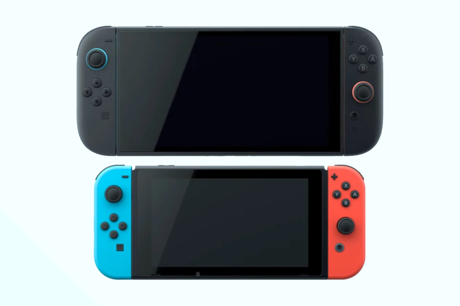 Switch 1 and Switch 2 side by side.